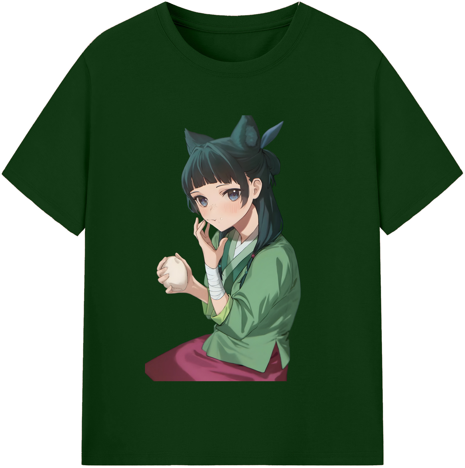 （画像用） 薬屋のひとりごと The Apothecary Diaries 綿100％半袖Tシャツ（フロントプリント）